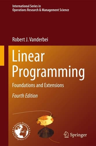 Linear Programming Foundations and Extensions
