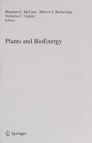 Plants and BioEnergy