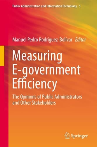 Measuring E-government Efficiency The Opinions of Public Administrators and Other Stakeholders