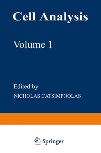 Cell Analysis Volume 1