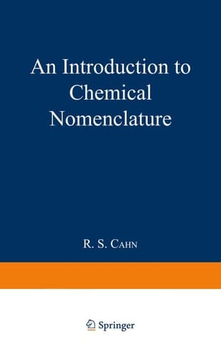 An Introduction to Chemical Nomenclature