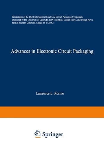 Advances in Electronic Circuit Packaging Volume 3