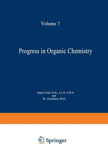 Progress in Organic Chemistry Volume 7