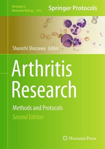 Arthritis Research Methods and Protocols
