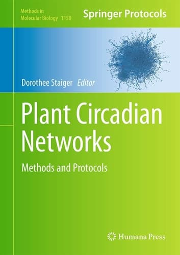 Plant Circadian Networks Methods and Protocols