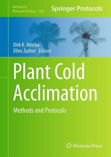 Plant Cold Acclimation Methods and Protocols