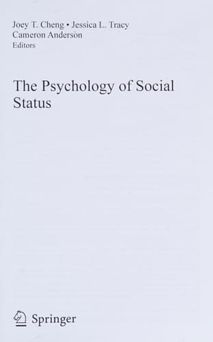 The Psychology of Social Status