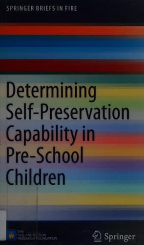 Determining Self-Preservation Capability in Pre-School Children