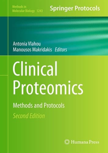 Clinical Proteomics Methods and Protocols