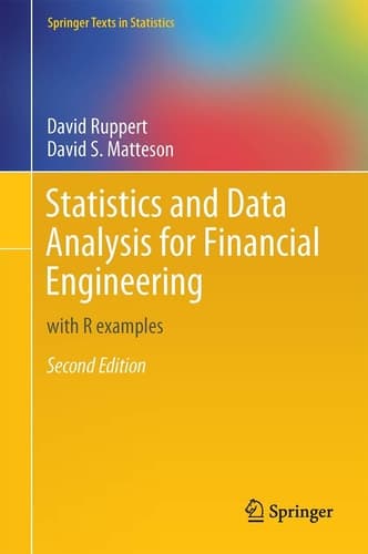 Statistics and Data Analysis for Financial Engineering with R examples