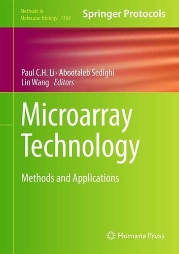 Microarray Technology Methods and Applications
