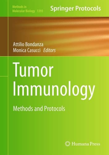 Tumor Immunology Methods and Protocols