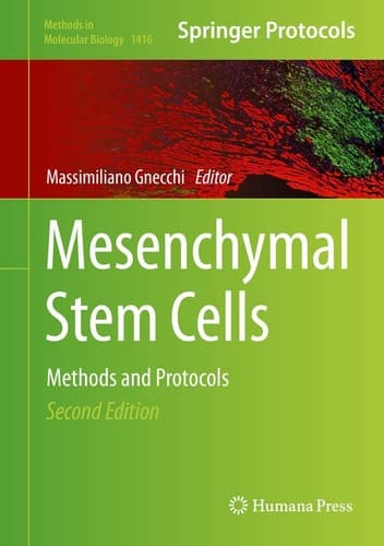 Mesenchymal Stem Cells Methods and Protocols