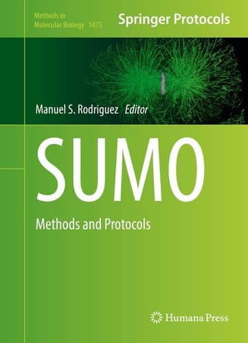 SUMO Methods and Protocols