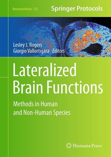 Lateralized Brain Functions Methods in Human and Non-Human Species