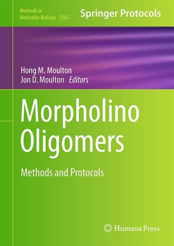 Morpholino Oligomers Methods and Protocols
