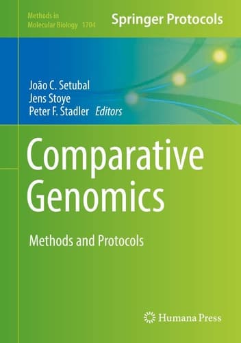 Comparative Genomics Methods and Protocols