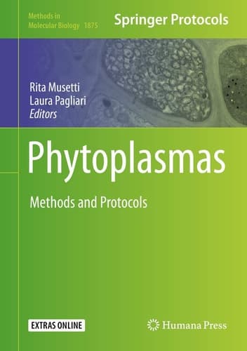 Phytoplasmas Methods and Protocols