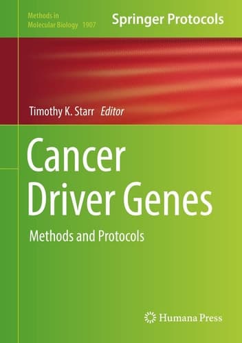 Cancer Driver Genes Methods and Protocols