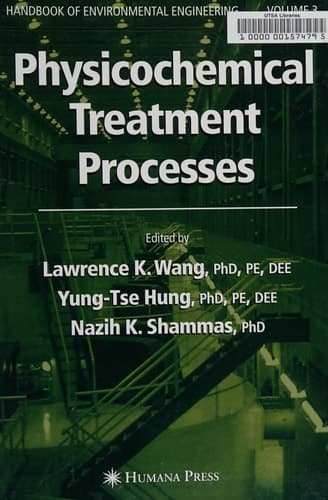 Physicochemical Treatment Processes