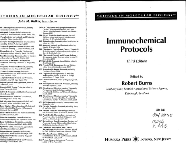Immunochemical Protocols