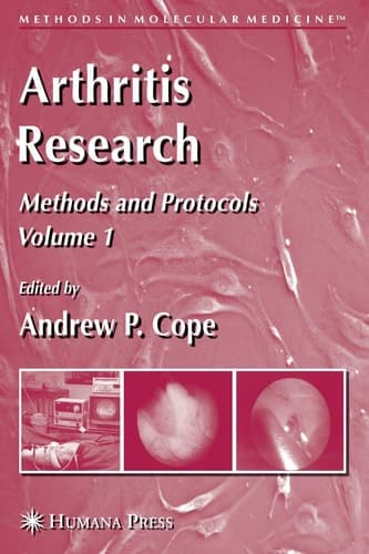 Arthritis Research Volume 1: Methods and Protocols