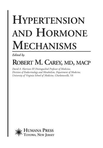 Hypertension and Hormone Mechanisms