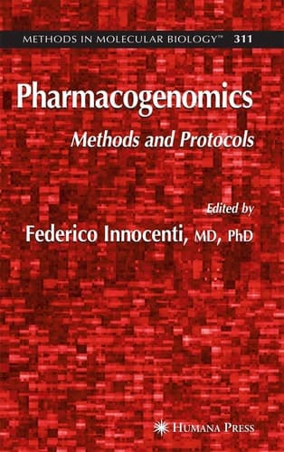 Pharmacogenomics Methods and Protocols