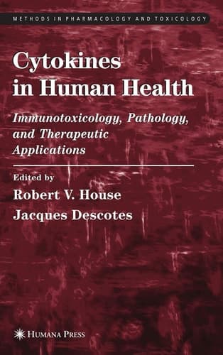 Cytokines in Human Health Immunotoxicology, Pathology, and Therapeutic Applications