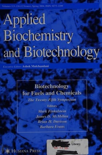 Twenty-Fifth Symposium on Biotechnology for Fuels and Chemicals