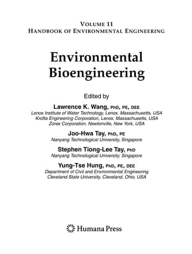 Environmental Bioengineering Volume 11
