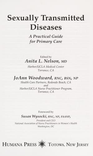Sexually Transmitted Diseases A Practical Guide for Primary Care