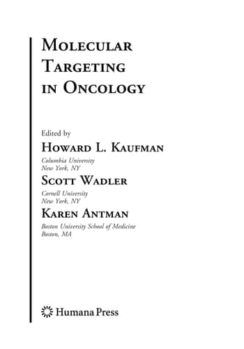 Molecular Targeting in Oncology