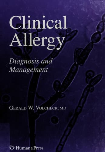 Clinical Allergy Diagnosis and Management