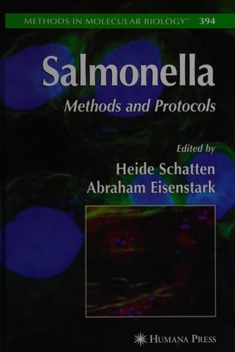 Salmonella Methods and Protocols