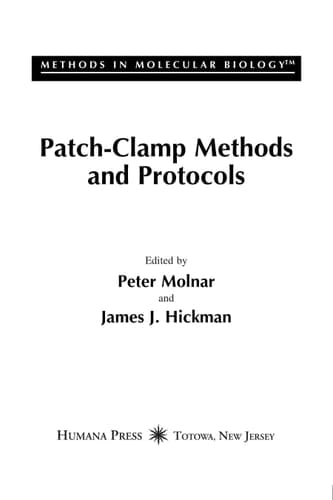 Patch-Clamp Methods and Protocols