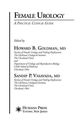 Female Urology A Practical Clinical Guide