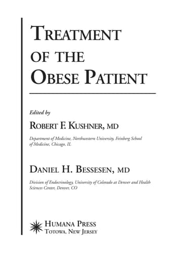 Treatment of the Obese Patient