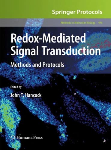 Redox-Mediated Signal Transduction Methods and Protocols