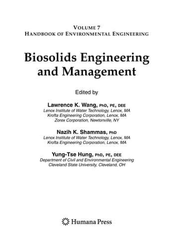 Biosolids Engineering and Management