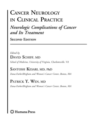 Cancer Neurology in Clinical Practice Neurologic Complications of Cancer and Its Treatment