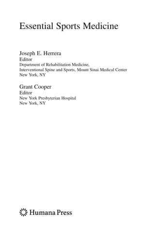 Essential Sports Medicine