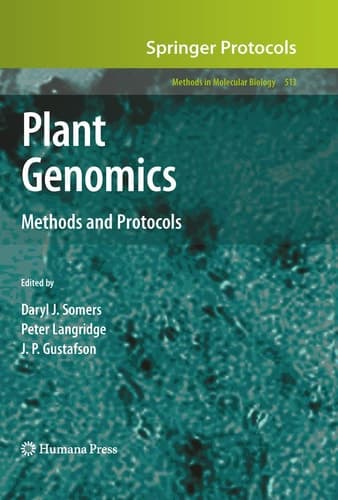 Plant Genomics Methods and Protocols