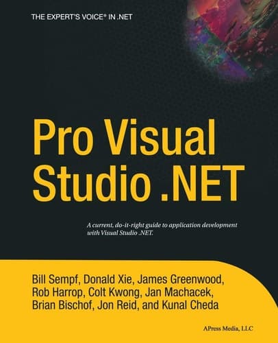 Pro Visual Studio .NET (Expert's Voice)