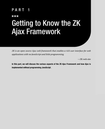ZK Ajax without the Javascript Framework