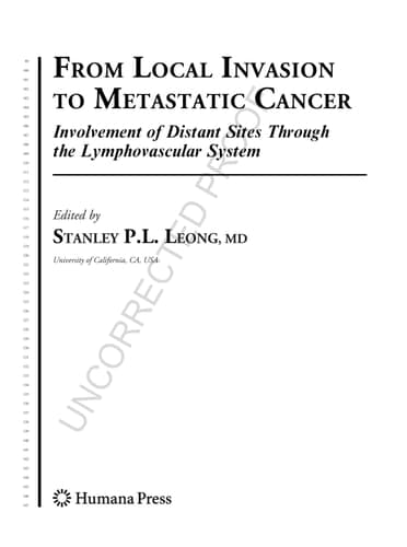 From Local Invasion to Metastatic Cancer Involvement of Distant Sites Through the Lymphovascular System