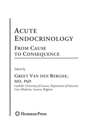 Acute Endocrinology: From Cause to Consequence