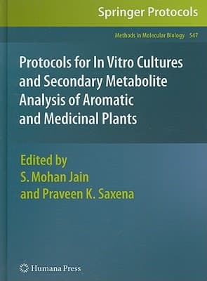 Protocols for In Vitro Cultures and Secondary Metabolite Analysis of Aromatic and Medicinal Plants