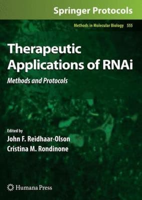 Therapeutic Applications of RNAi Methods and Protocols