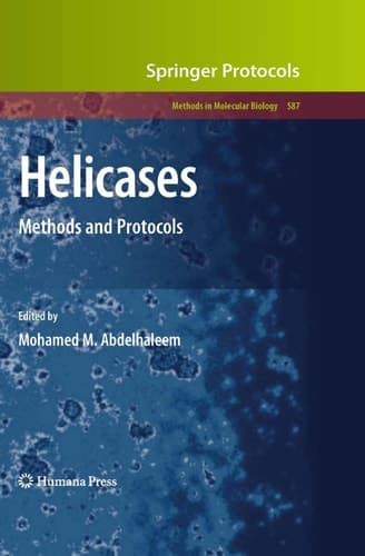 Helicases Methods and Protocols